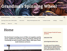 Tablet Screenshot of grandmasspinningwheel.com